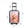 Prinses - Roze - Kasteel Kinderkoffer - Zwart klein -productfoto_formaten