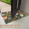Bloemen - Illustratie - Groen Deurmat klein -USP_DE