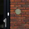 Olijfgroen - Klassiek Naambord Rond klein -sfeer1-rond-XS