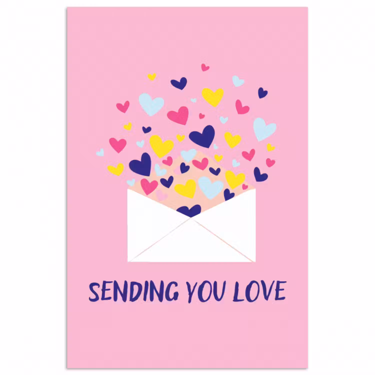 Poster - Umschlag - Liebe - Herzen - Valentinstag