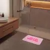 Tekst - Modern - Roze Badmat klein -sfeer2