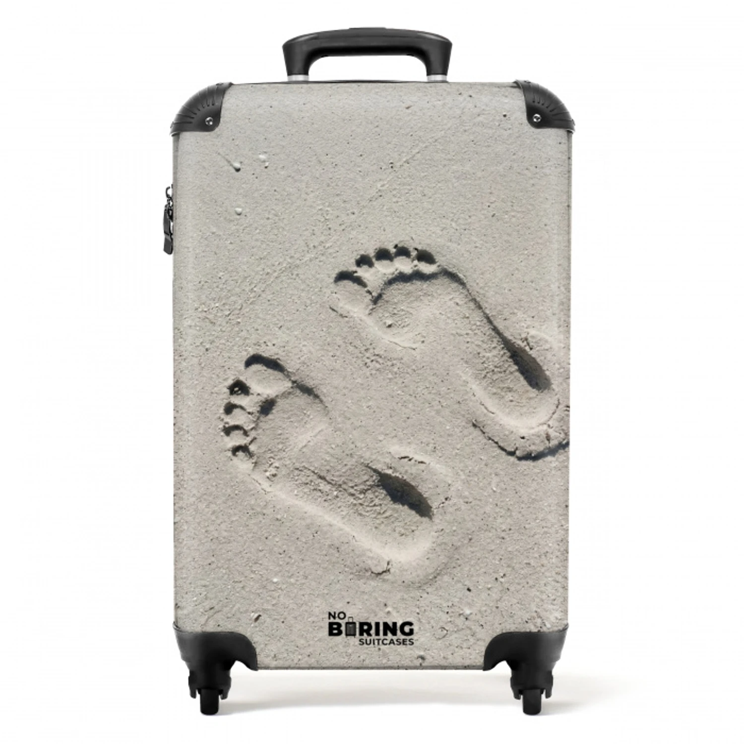 Voeten - Zand - Zee NBS - Handbagage koffer - Volwassenen Unisex middel -productfoto_recht