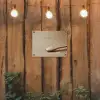 Lepel - Rijst - Hout - Beige tuinposter los doek klein -sfeer1