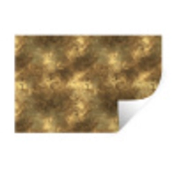 Antiek - Metaallook - Goud Muursticker klein 286 -3d