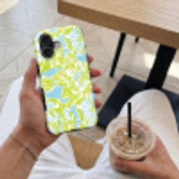 Modern - Bloemen - Groen Toughcase MagSafe Apple iPhone 17 klein 1017 -Sfeer1M