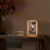 Panda - Dier - Bloemen - Natuur - Botanisch Light Box met kabel (Tafellamp) klein -sfeer4