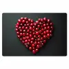 Kersen - Hart - Rood - Zwart Placemat vinyl groot -zzsfeer1_Kitchenyeah-website
