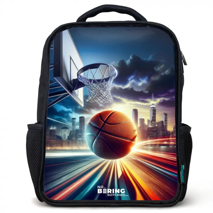 Slam dunk Rugzak - Zwart middel -3d