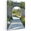 Doorkijk - Pad - Beton - Landschap canvas 2cm klein -z3d