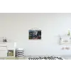Mozaïek - Walvis - Koraal - Water textielposter latten blank klein -kinderkamer