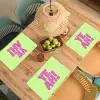 Groen - Neon - Quote Placemat vinyl groot -zzsfeer5_Kitchenyeah-website