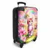 Roze regenboogkatje NBS - Handbagage koffer - Unisex middel -productfoto_3d
