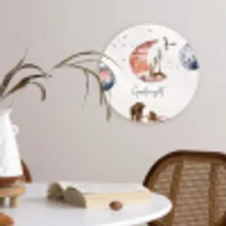 Quotes - Goodnight - Spreuken - Kinderen - Jongens - Meisjes - Kind Wandcirkel kunststof plaat 5mm dik klein -sfeer4