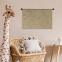 Beige - Marmer - Witte aders Wandkleed katoen klein 269 -wsfeer5_kind