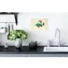 Schubben - Vis - Mint - Minimalistisch Muursticker klein -keuken