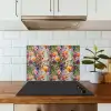 Zomers - Kleurrijk - Patroon - Bloemen keuken achterwand spatscherm klein 900 -sfeer2
