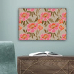 Pioenrozen - Patroon - Roze canvas 2cm klein 34 -sfeer4