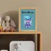 Superheld - Blauw - Jongens Light Box met kabel (Kinderlampje) klein -sfeer2_kind