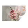Bloem - Leeuwenbek - Roze - Stengel Muursticker klein -3d