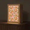 Bloemen - Motief - Retro Light Box met kabel (Tafellamp) klein 925 -z3d_website