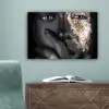 Vrouw - Goud - Zwart - Schmink - Luxe canvas 2cm klein -sfeer4