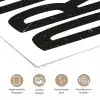 Drink - Zwart - Wit - Decoratie poster papier klein -closeup_NL