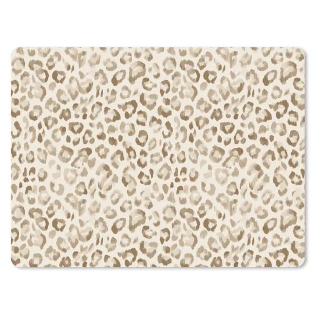 Muismat - Luipaard - Klassiek - Beige