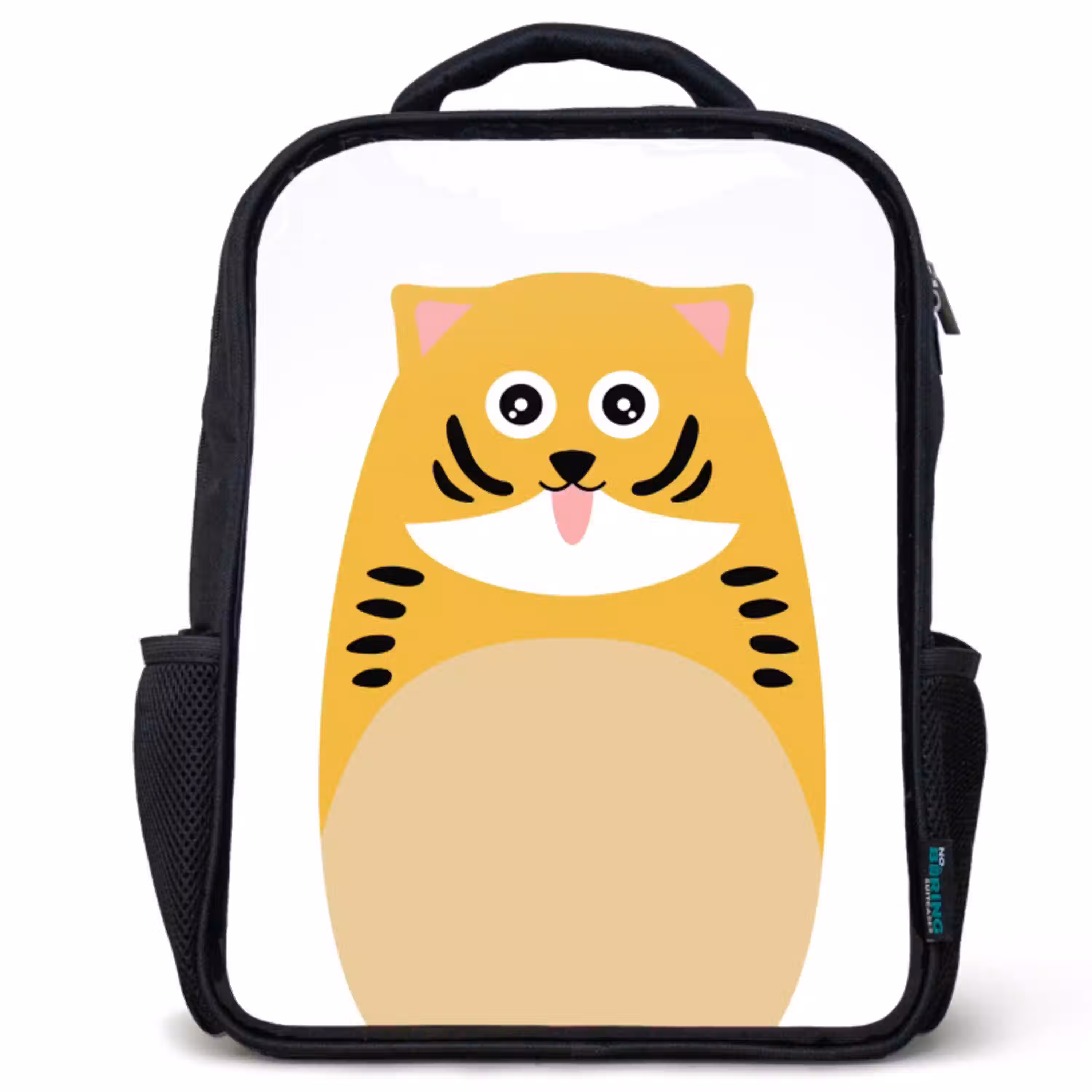 Dierenportret - kat - kinderen Rugzak - Zwart middel -3d