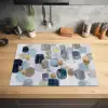 Abstract - Goud - Vormen Inductie beschermer vinyl 3mm klein -sfeer5