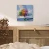 Boom - Seizoenen - Winter - Landschap aluminium wit klein -sfeer3