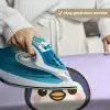 Pinguïn - Paars - Schattig Wandkleed katoen klein -sfeer9