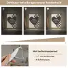 Liefde - Beige - Race Light Box met kabel (Wandlamp) klein -USP_dimbaarNL