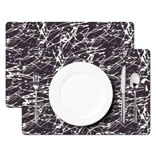 Spat - Waterverf - Wit Placemat vinyl groot 368 -zzsfeer2_Kitchenyeah-website