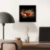Groente - Peper - Knoflook - Graffiti - Verf - Kleurrijk aluminium wit klein -sfeer5