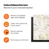 Marmer - Wit - Expressief - Goudaccenten Inductie beschermer vinyl 3mm klein 276 -zzzzzzz-td-ups
