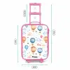 Gekleurde luchtballonnen met sterren en wolken Kinderkoffer - Roze klein -productfoto_formaten
