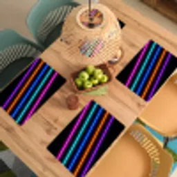 Esthetiek - Retro - Neon Placemat vinyl groot -zzsfeer5_Kitchenyeah-website