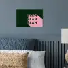 Donkergroen - Tekst - Schaduw - Grafisch poster papier klein -sfeer2