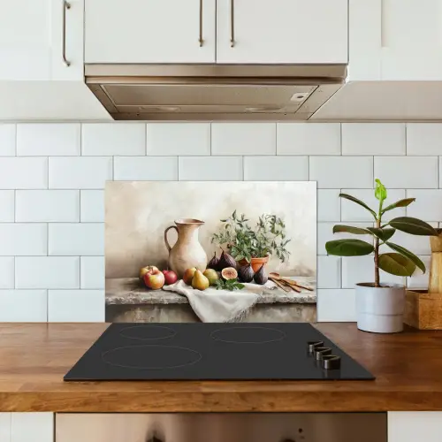 Fruit - Kruiden - Landelijk keuken achterwand spatscherm klein -sfeer2