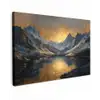 Berglandschap met Gouden Zonsondergang canvas 2cm klein -z3d
