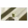 Matcha - Glas - Groen - Minimalistisch Muismat XXL klein -3d_leeg