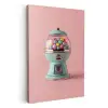 Kauwgom - Retro - Snoep - Roze KitchenYeah - Keuken - Canvas klein -3d