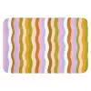 lijnen - Golven - Pastelkleuren - Patroon Badmat klein -3d