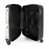 Klassiek vogel en bloemen patroon geel NBS - Handbagage koffer - Kinderen Unisex middel -binnenkant