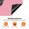 Mond - BLAH BLAH - Roze Inductie beschermer vinyl 3mm klein -zzzzzzz-td-onderkant