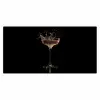 Cocktail - Zwart - Spetters - Glas Muismat XXL klein -3d_leeg