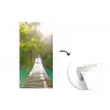 Jungle - Water - Brug - Natuur - Planten fotobehang vinyl groot -3d