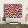 New era - Bordeaux - Zebraprint PET vilt klein -sfeer1