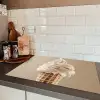 IJs - Softijs - Romig - Hoorntje - Beige Inductie beschermer vinyl 3mm klein -sfeer3