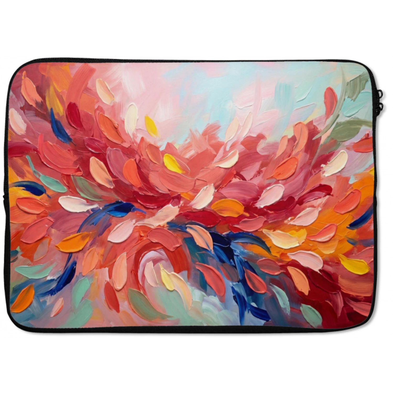 Bloemen - Abstract - Kunst - Modern laptophoes neopreen klein -zkaufland3dotto